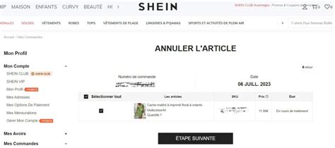 renvoyer une commande shein|Retour Shein et Remboursement : Comment ça。